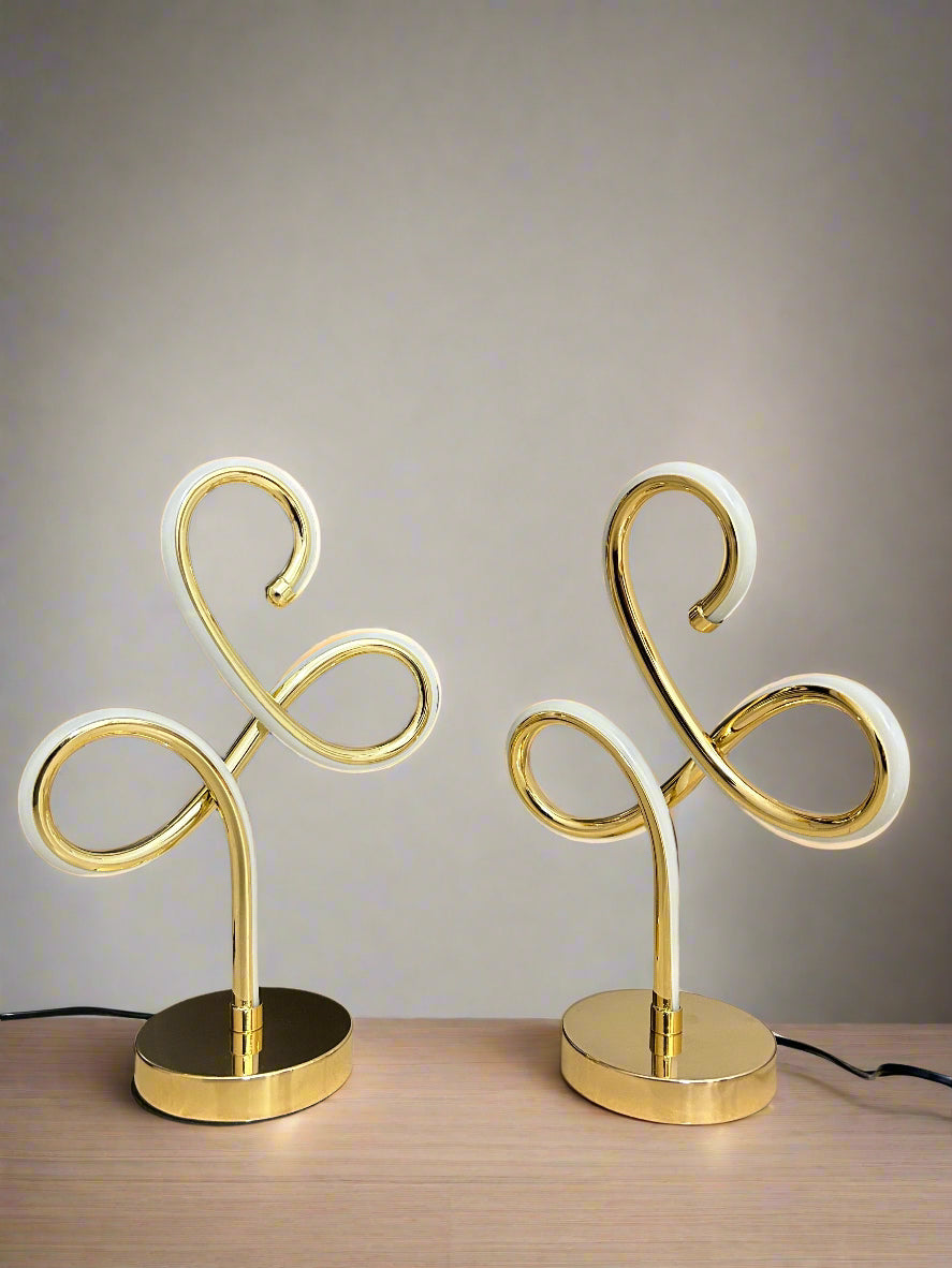 Twin Loop Luxe Lamp