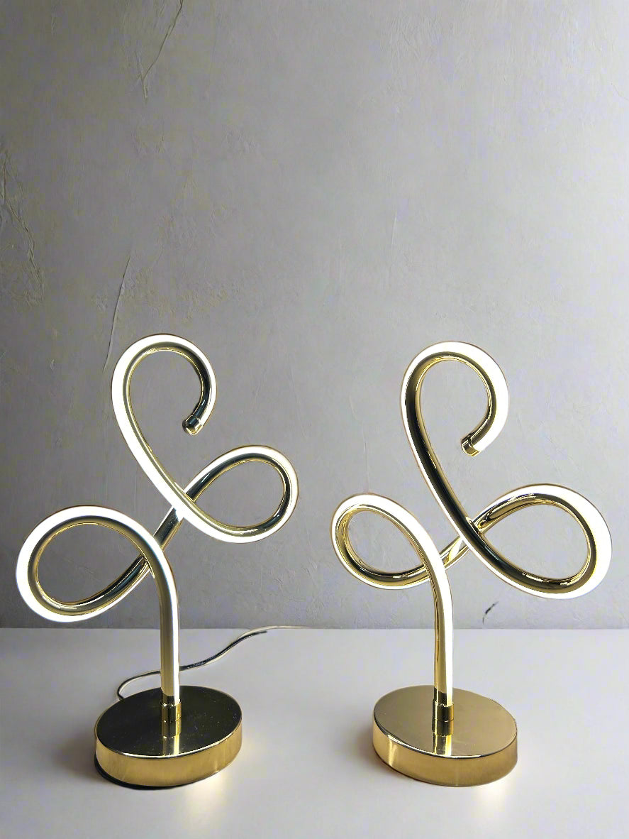 Twin Loop Luxe Lamp