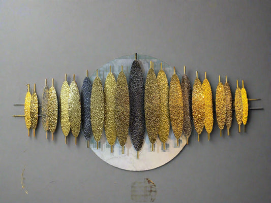 Luxury Golden Leaf Wall Art