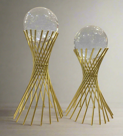 Luxury Glass Sphere Showpiece