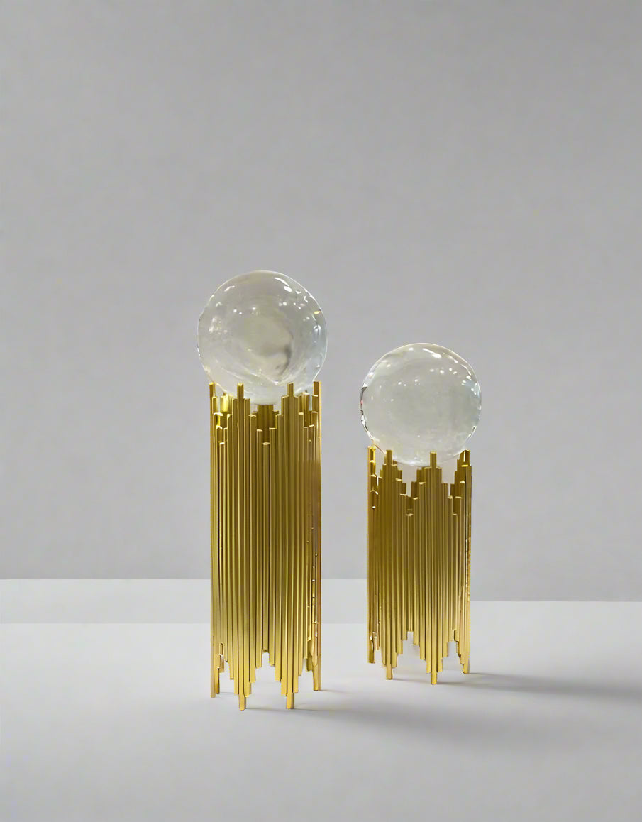 Luxury Glass Sphere Showpiece