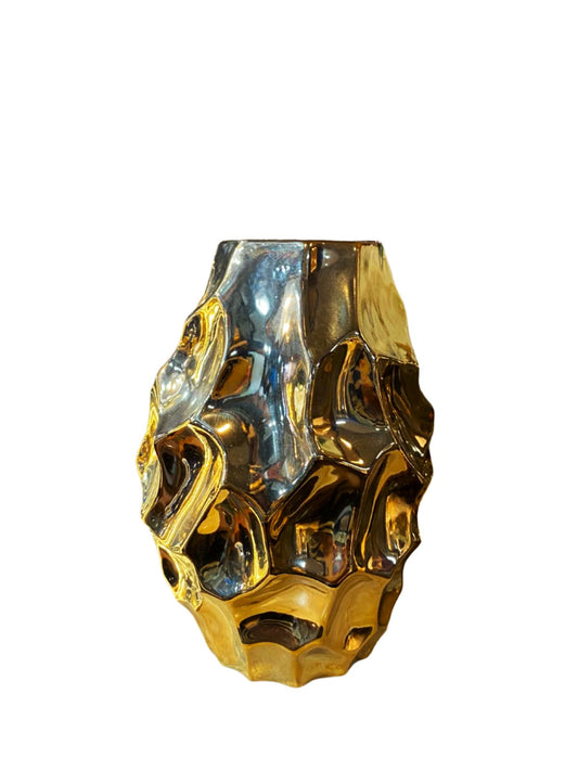 Gold Abstract Vase