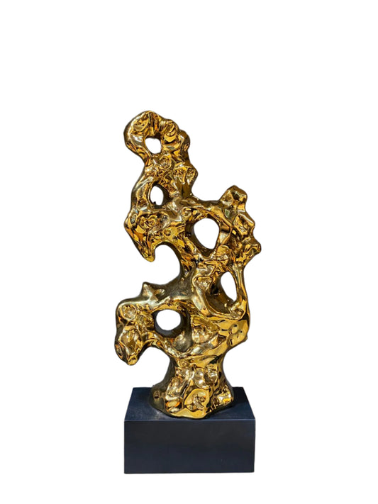 Golden Abstract Showpiece