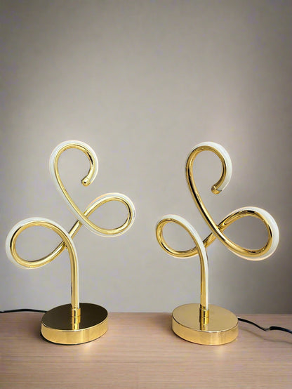 Twin Loop Luxe Lamp