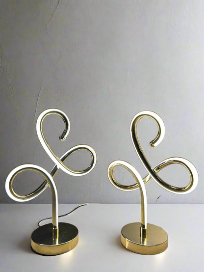 Twin Loop Luxe Lamp