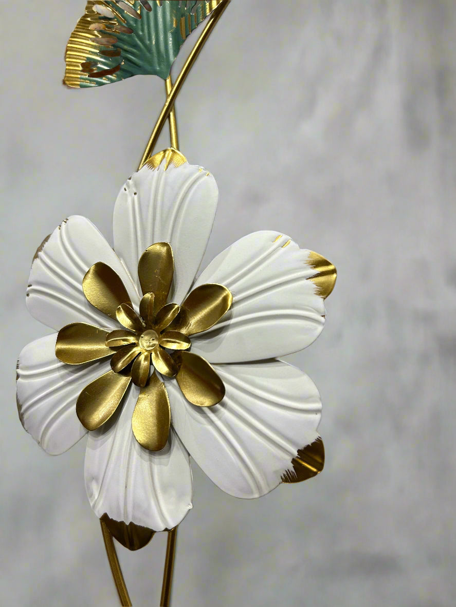 Floral Elegance Metal Frame