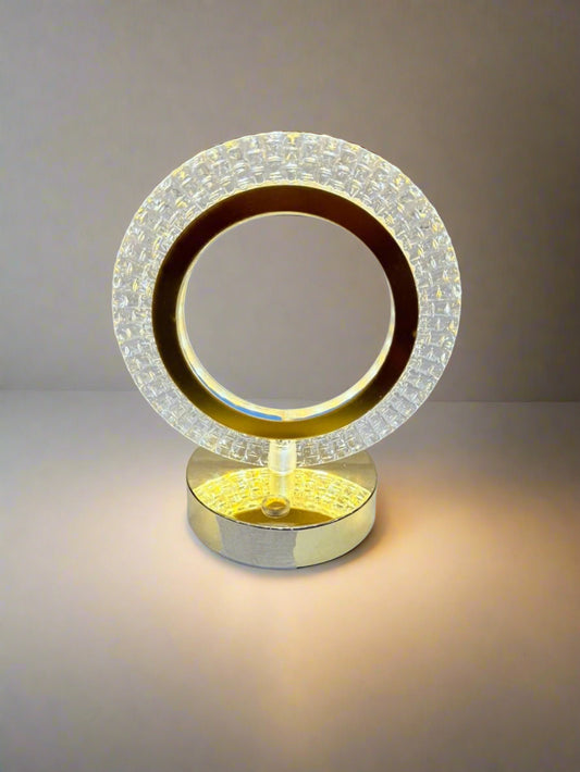 Circular Crystal Lamp