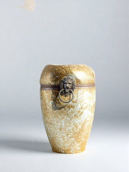 Textured Ceramic Vase Showpiece
