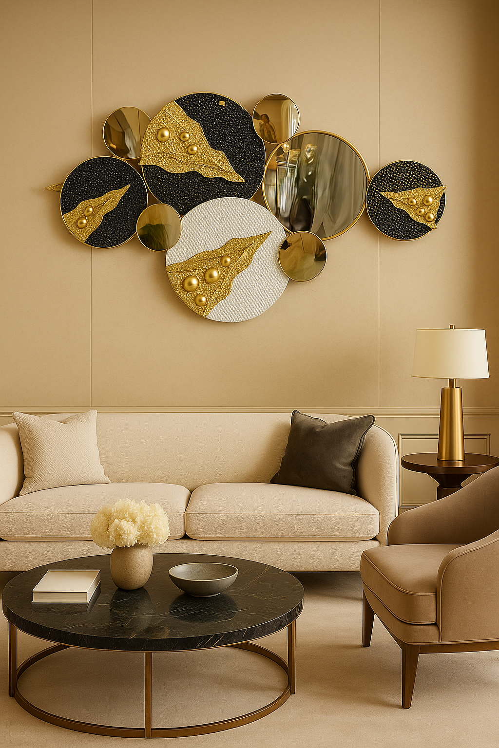 Golden Reflections Wall Art