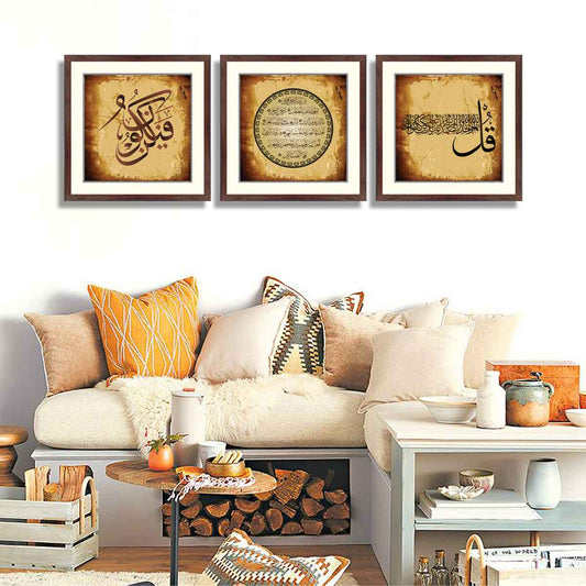 Set of 3 Calligraphy