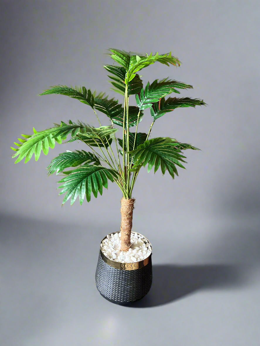 Areca Palm Tree Pot Vase (Single Stem)