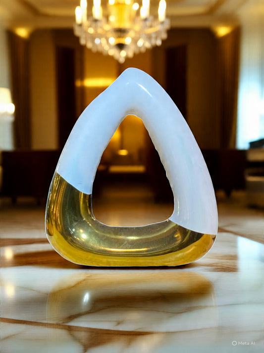 Triangular Elegance Showpiece